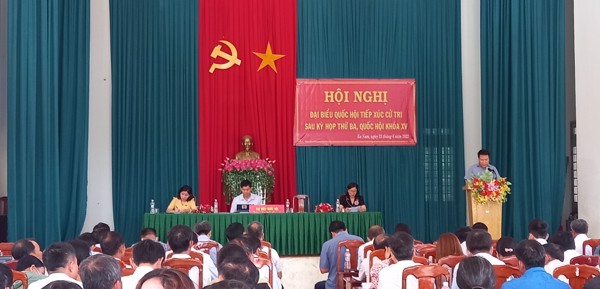 Đoàn đại biểu Quốc hội tỉnh Đắk Lắk khóa XV tiếp xúc cử tri tại các huyện Ea H’leo,  Krông Búk, tỉnh Đắk Lắk