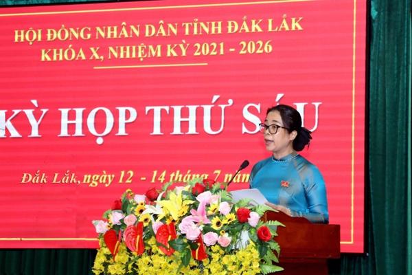 Khai mạc kỳ họp thứ Sáu, Hội đồng nhân dân tỉnh Đắk Lắk khóa X, nhiệm kỳ 2021 - 2026