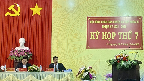 Kỳ họp thứ Bảy, HĐND huyện Ea Súp khóa XI, nhiệm kỳ 2021 – 2026