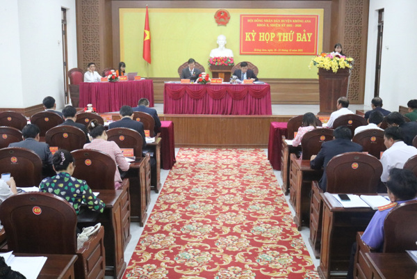 HĐND huyện Krông Ana tổ chức Kỳ họp thứ Bảy, HĐND huyện khóa X, nhiệm kỳ 2021 - 2026